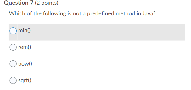 Solved Question 4 (2 points) What is the following code | Chegg.com