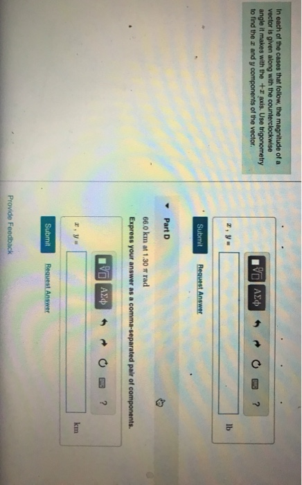 Solved In each of the cases that follow the magnitude of a | Chegg.com