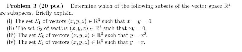 Solved Problem 3 20 Pts Determine Which Of The Following