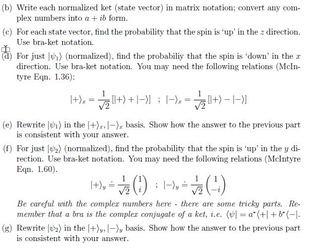 Solved 101) = 51+) + 2i| -) |U2) = 41+) - **/41-) 103) = | Chegg.com