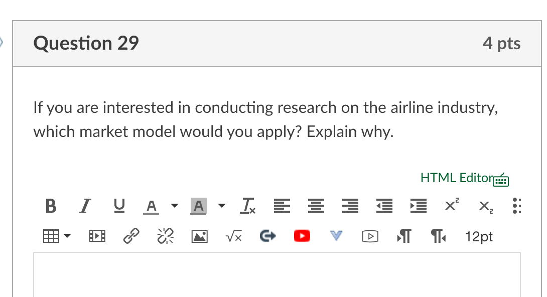 Solved Question 29 4 pts If you are interested in conducting | Chegg.com