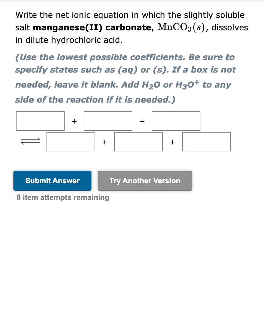 Solved Magnesium sulfate, MgSO4, is added to 412 mL of