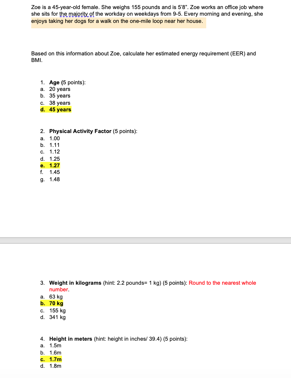 Solved Just would like to double check my answers. Can you Solved Just would like to double check my answers. Can you