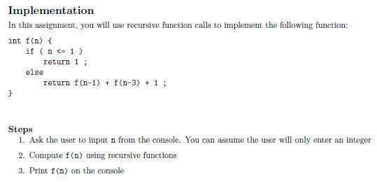 Solved Implementation In this assignment, you will use | Chegg.com