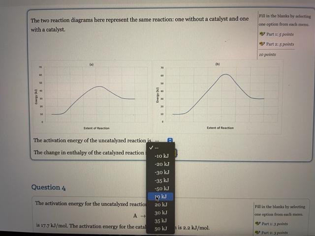Solved The two reaction diagrams here represent the same | Chegg.com