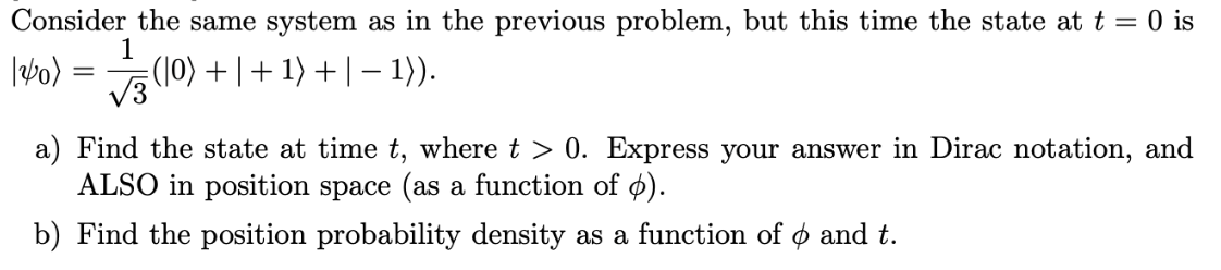 Solved Consider the same system as in the previous problem, | Chegg.com