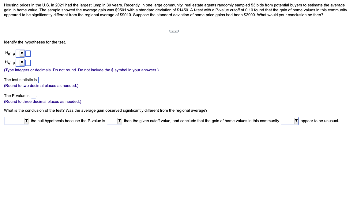Solved Housing prices in the U.S. in 2021 had the largest