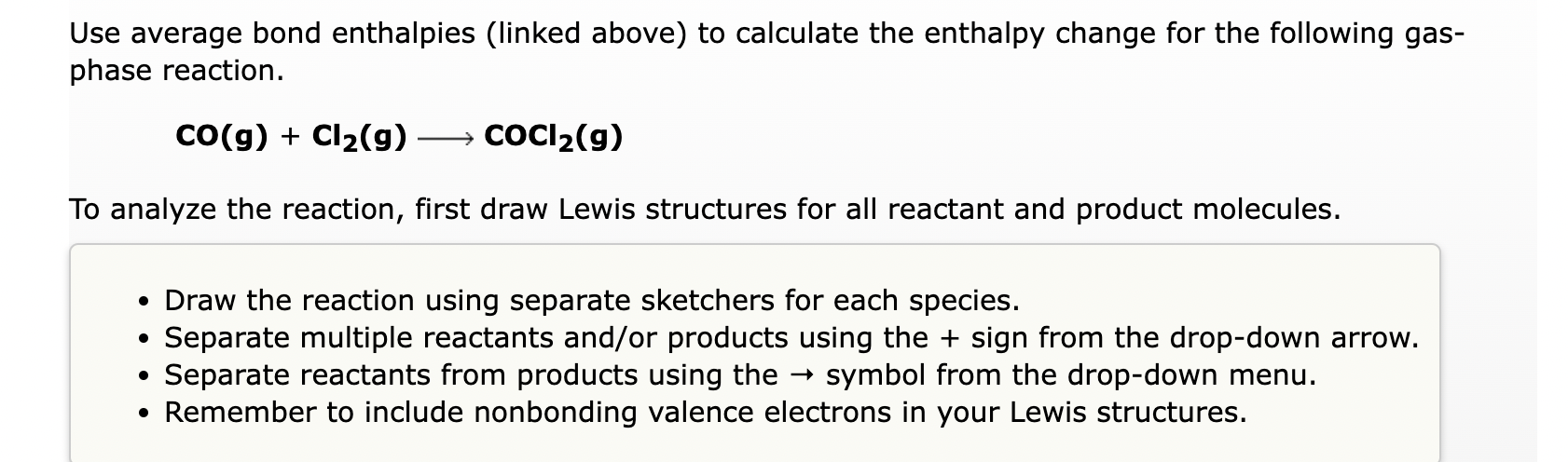 solved-use-average-bond-enthalpies-linked-above-to-chegg