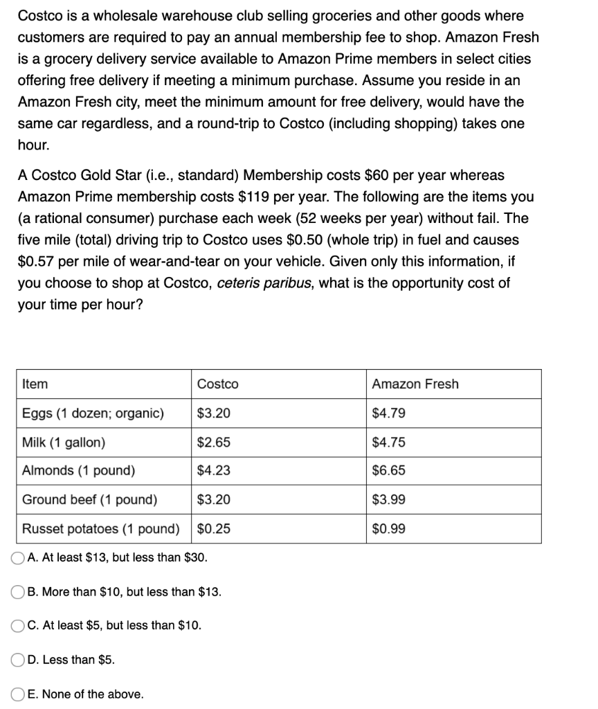 Which Warehouse Club Has the Best Grocery Prices?