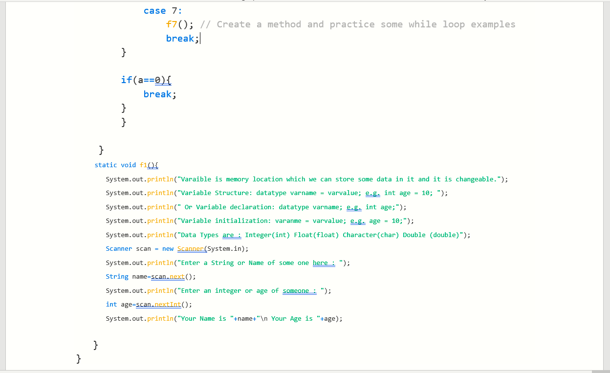 Solved Question No.3: Write a Java program to perform all | Chegg.com