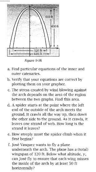 Solved Gateway Arch Problem: The Gateway to the West Arch Chegg com