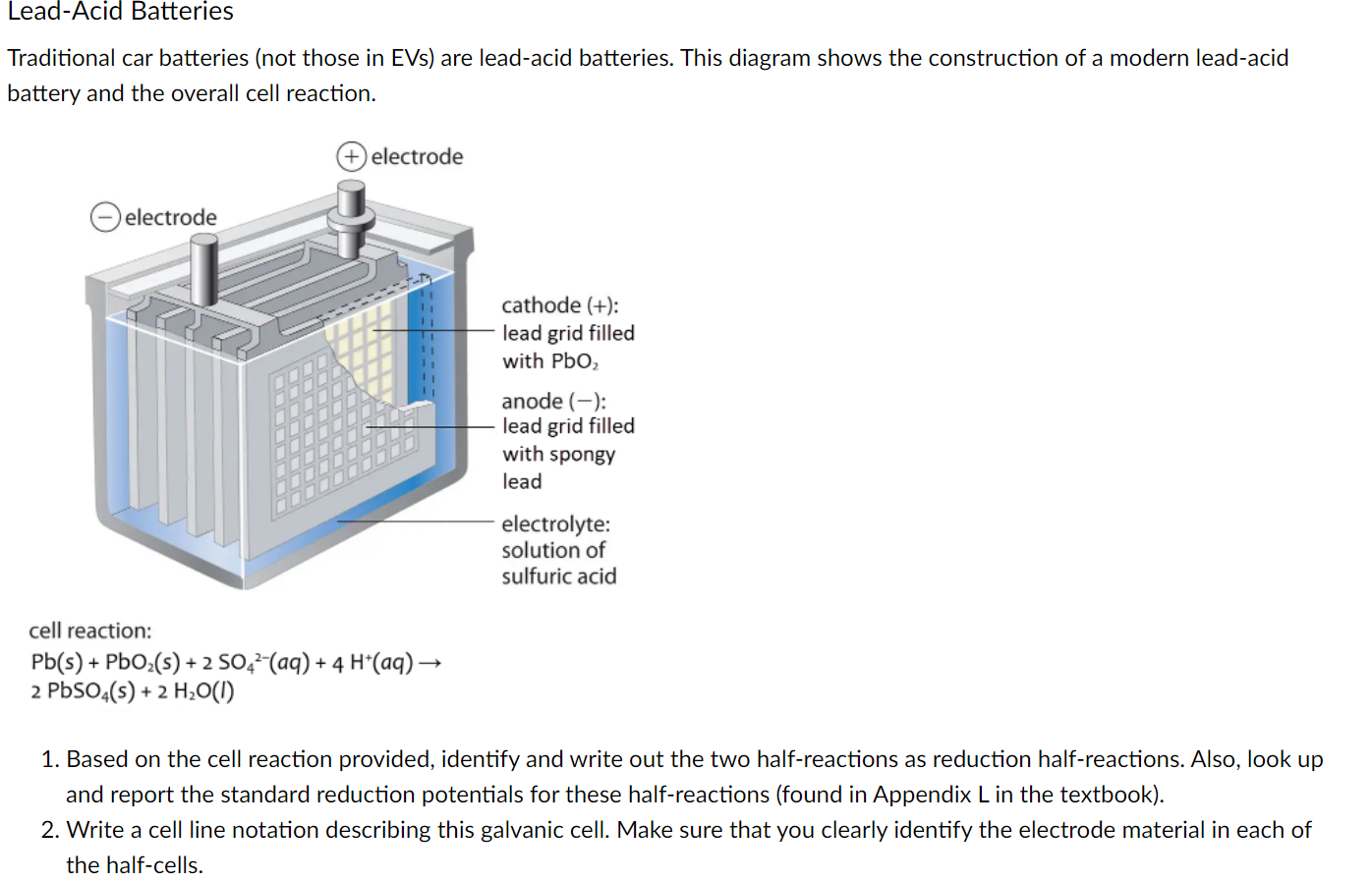 car battery diagram