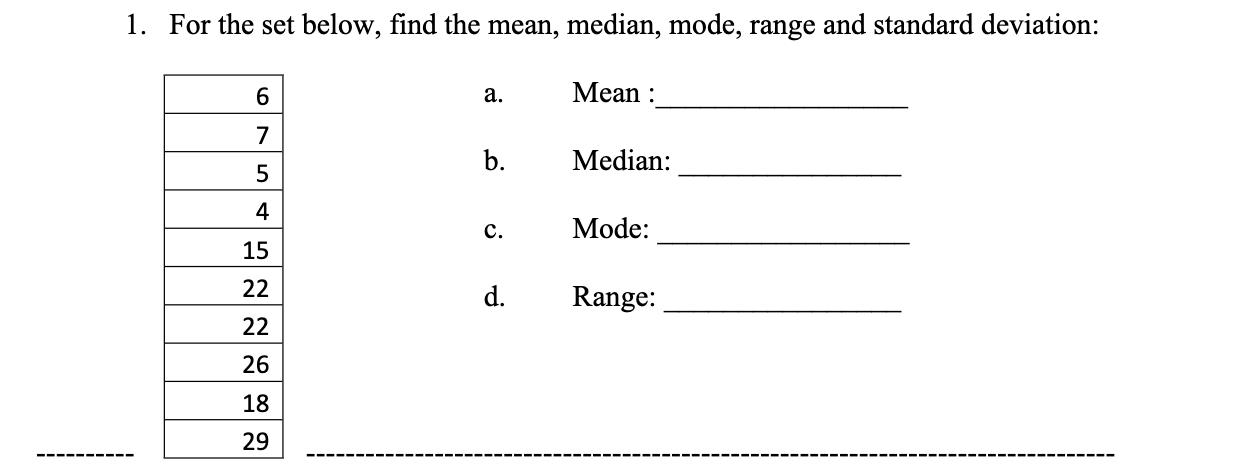 solved-1-for-the-set-below-find-the-mean-median-mode-chegg