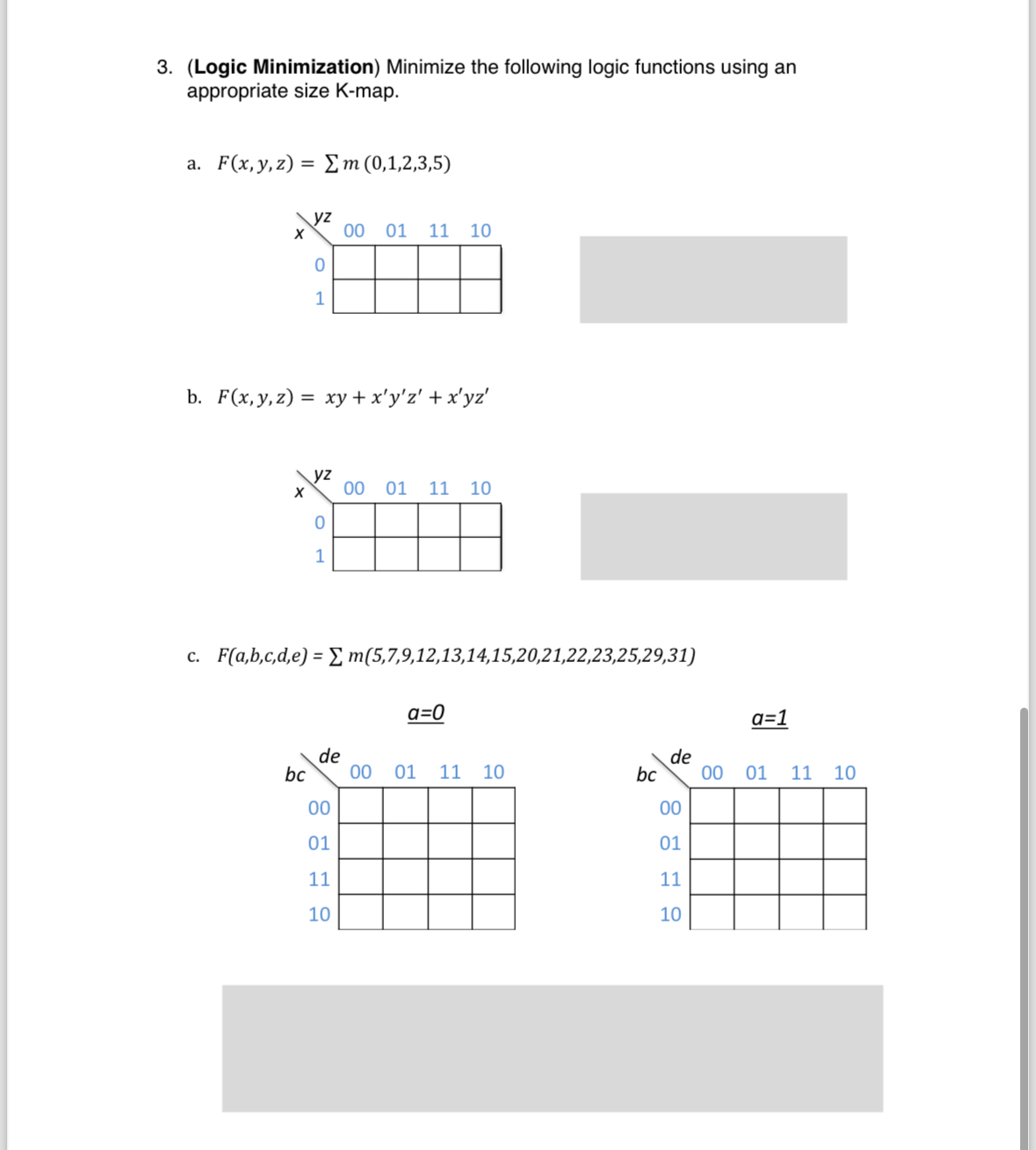 Solved (Logic Minimization) ﻿Minimize the following logic | Chegg.com