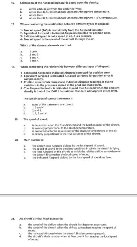 airspeed calibration