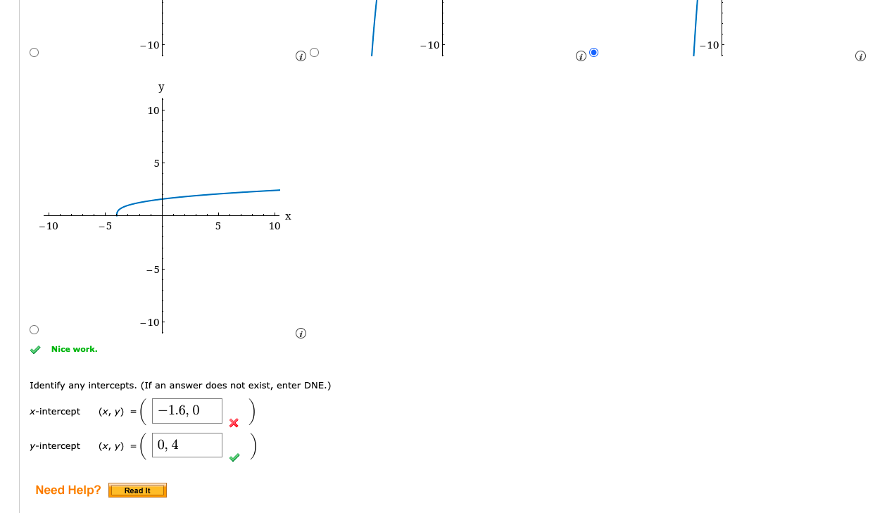 Solved Consider the following equation. y=x3+4 Test for | Chegg.com