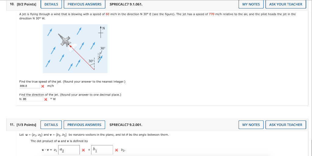 Solved 17 [0 3 Points] Details Previous Answers Sprecalc7