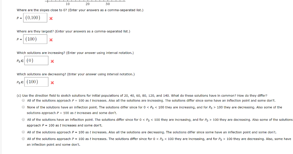 Solved Suppose That A Population Develops According To The | Chegg.com