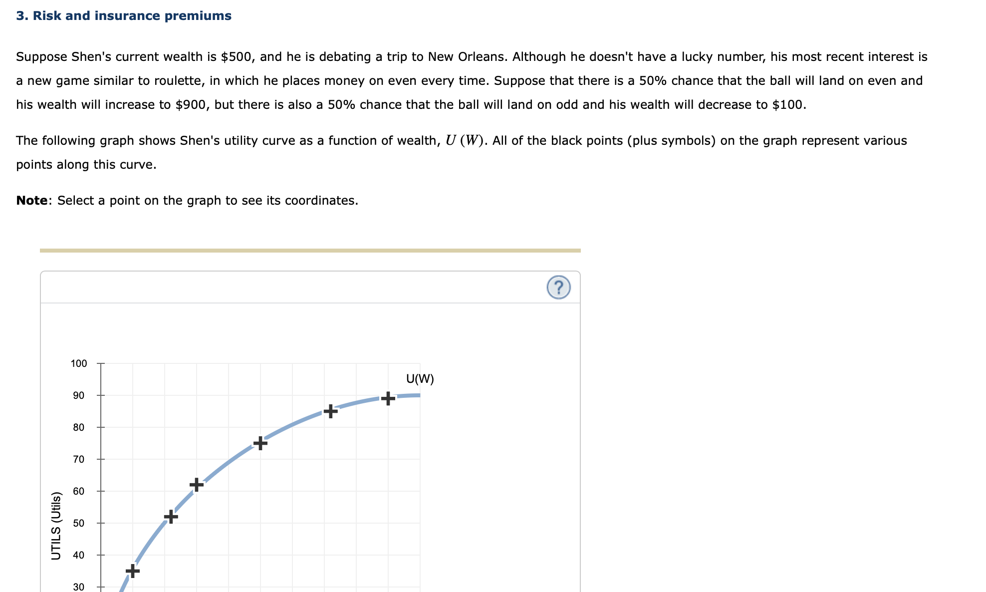 Solved Risk and insurance premiumsSuppose Shen's current | Chegg.com