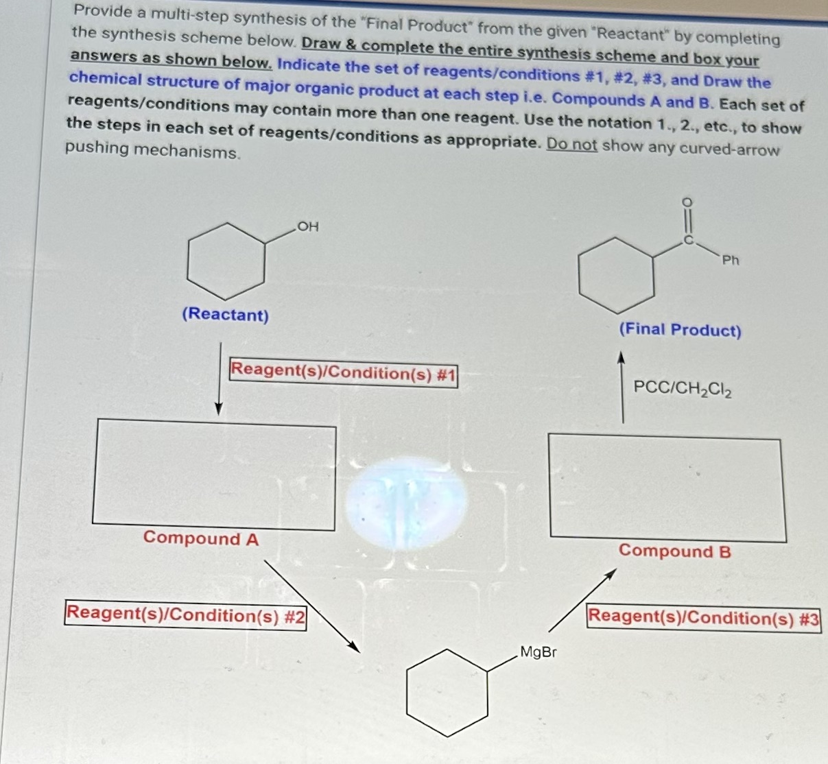 Solved Provide A Multi-step Synthesis Of The "Final Product" | Chegg.com