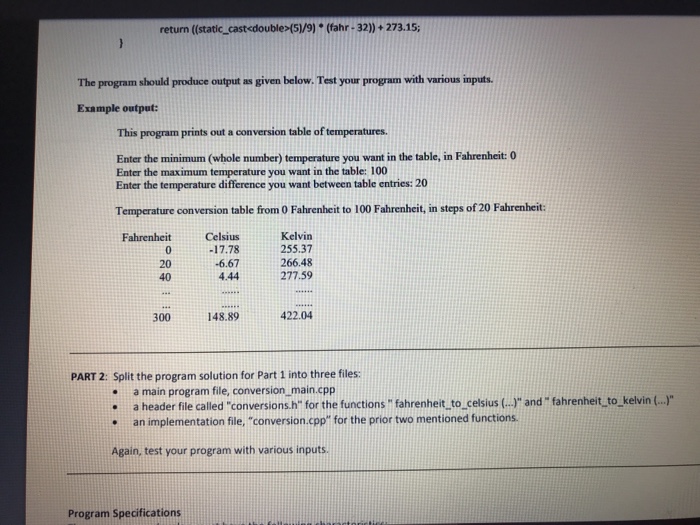Solved CSC 260-Computer Programming II Program 3 (Due March | Chegg.com
