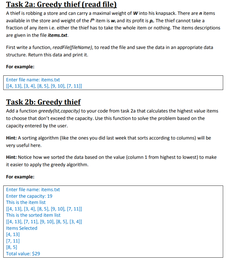 Solved Task 1 Coin change using a greedy strategy Given