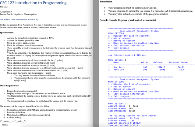 Attached below is my programing assignment in which I | Chegg.com