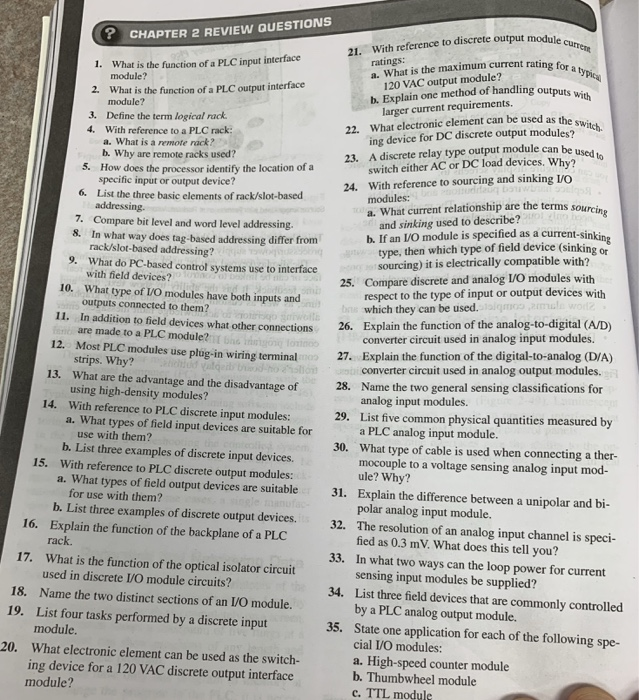 Solved 44. List five important procedures to follow when