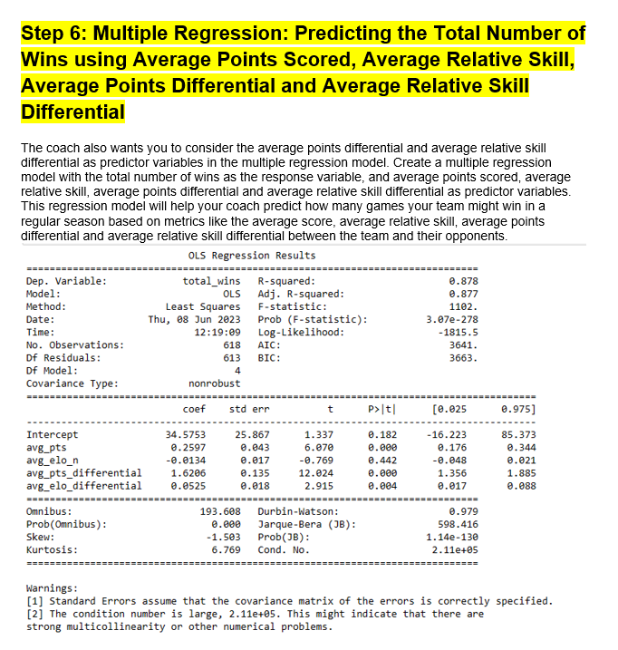 Solved Project Three: Simple Linear Regression and Multiple | Chegg.com