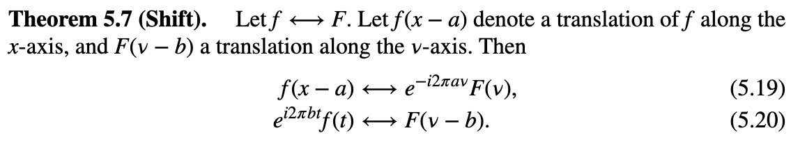 Solved Problem 2. Prove statement (5.20) of the Shift | Chegg.com