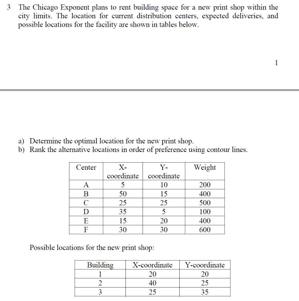 Solved This Is Like The Facilities Planning (4th Edition) 