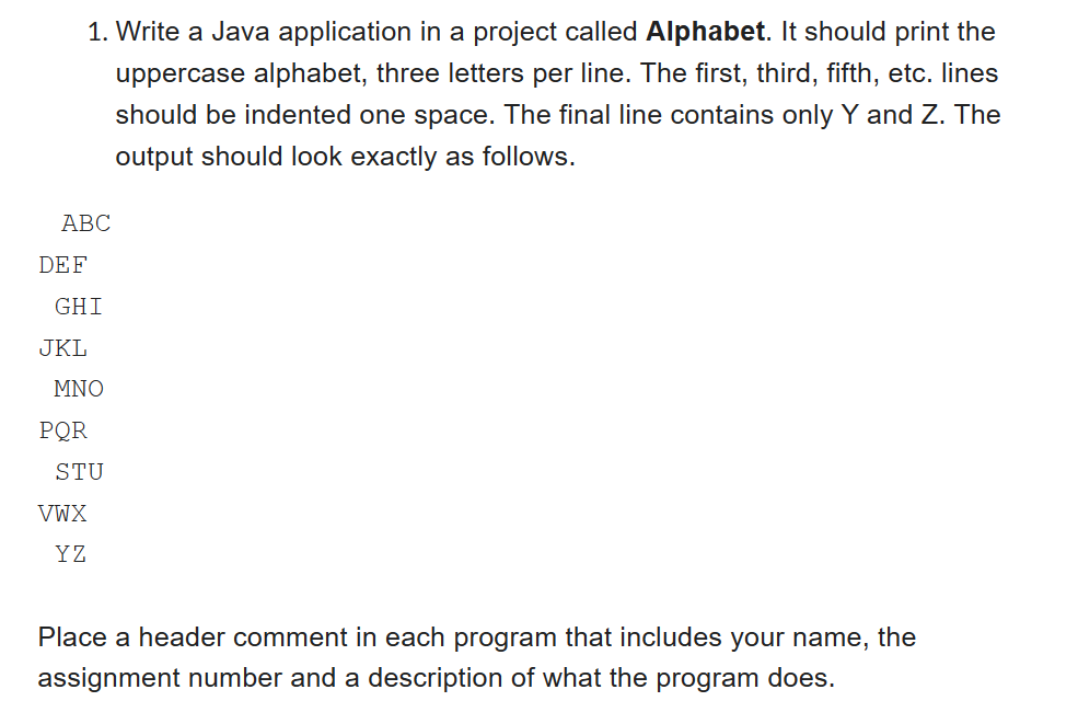 Write a Java application in a project called | Chegg.com