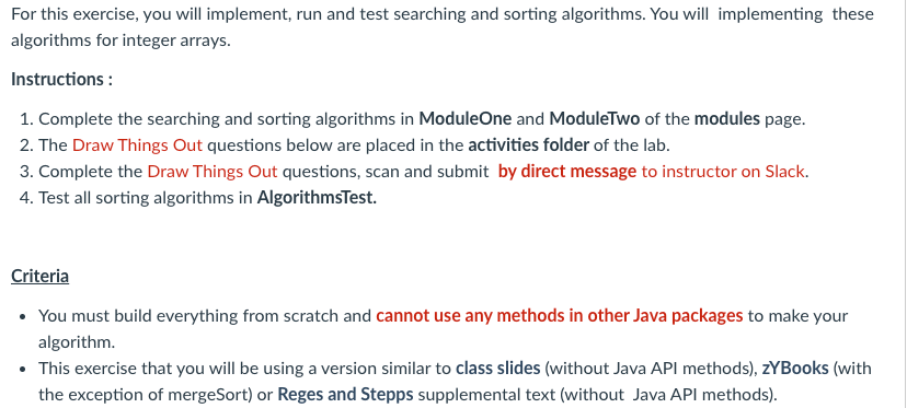 Solved Please use the code(ModuleOne, ModuleTwo, | Chegg.com