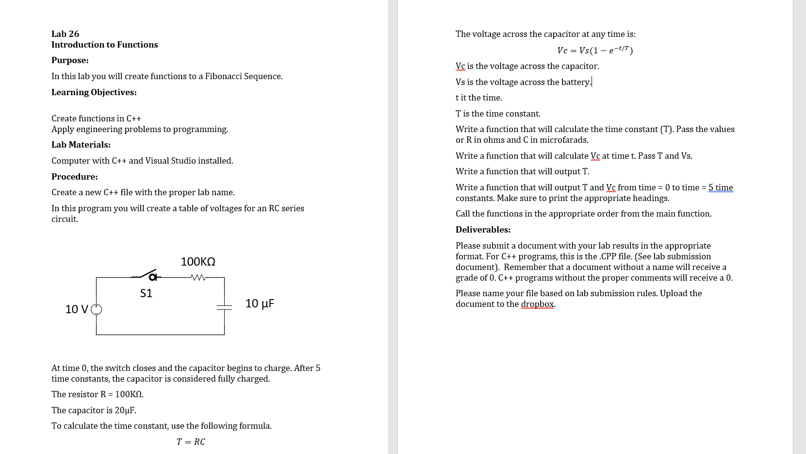 Solved Lab 26 Introduction to Functions Purpose: In this lab | Chegg.com