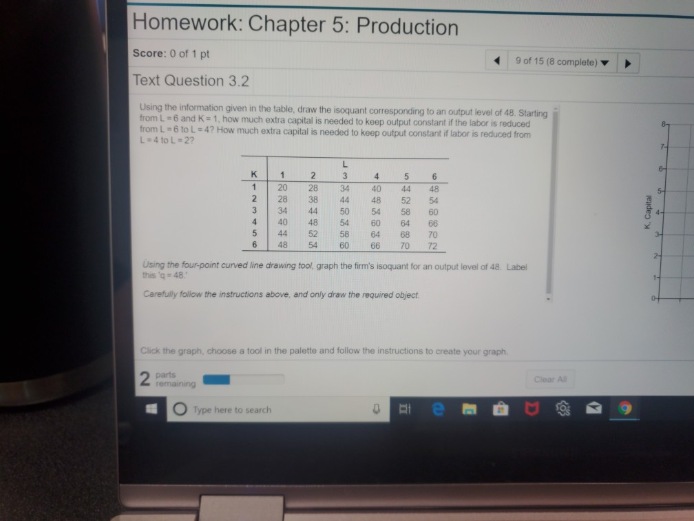 Solved Homework: Chapter 5: Production Score: 0 Of 1 Pt 9 Of | Chegg.com