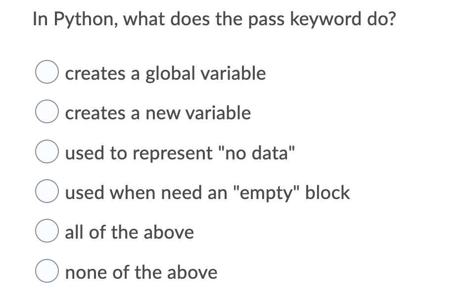 Solved In Python, what does the def keyword do? calls a | Chegg.com