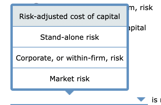 Solved 5. Risk Analysis In Capital Budgeting Projects Differ 