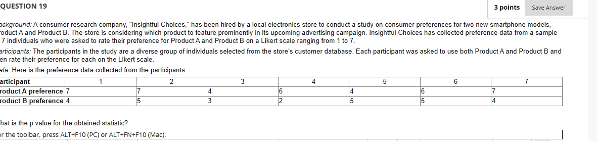 Solved ackground: A consumer research company, 