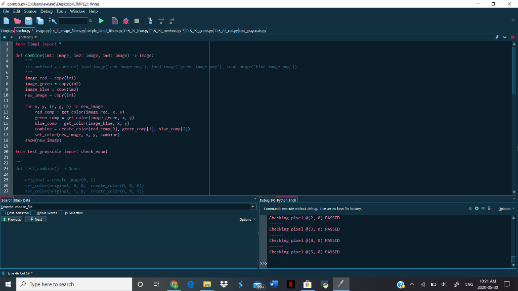 combo.py (CAUsersiewund\Desktop\CIMPLZX Wing Eile | Chegg.com