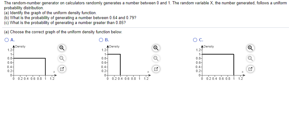 Solved The Random-number Generator On Calculators Randomly | Chegg.com