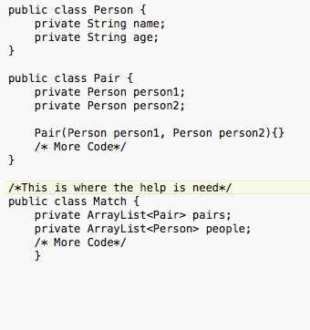 Solved public class Person private String name; private | Chegg.com
