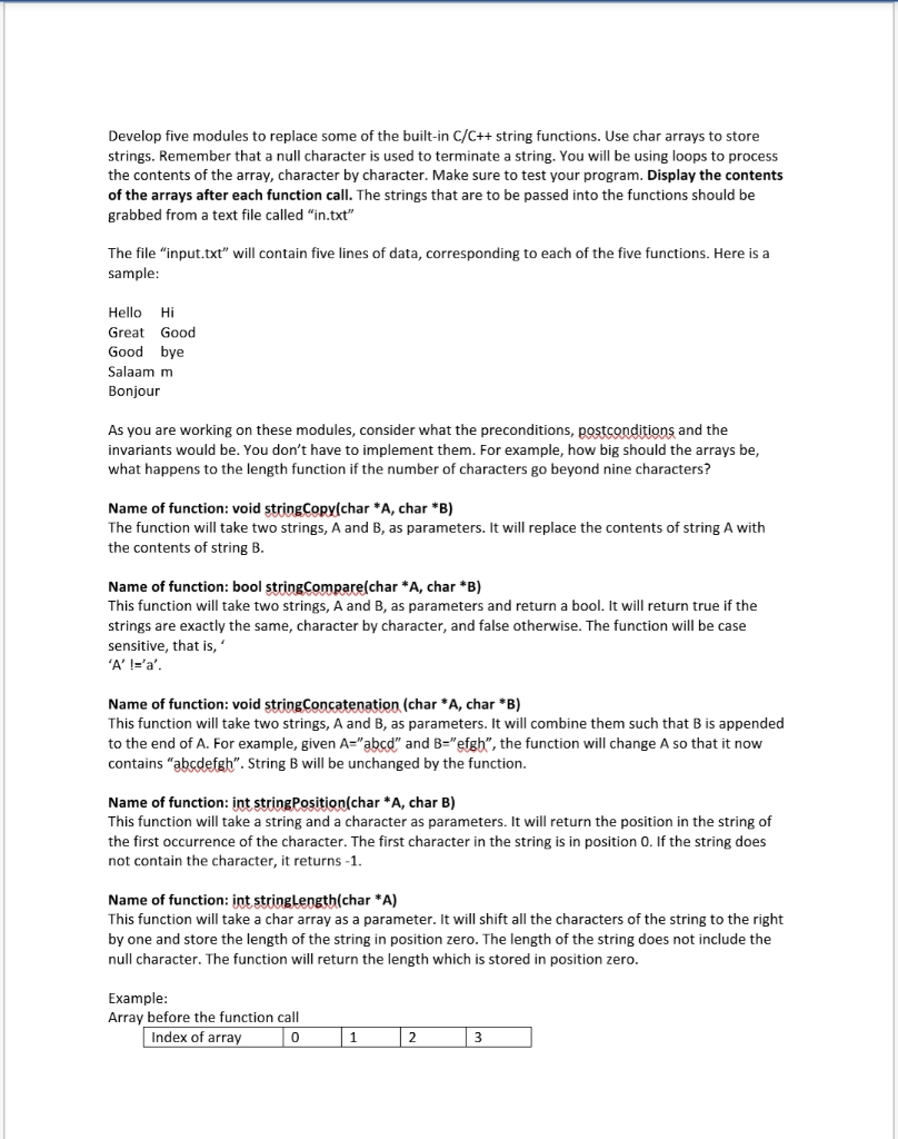Solved Develop five modules to replace some of the built in Chegg com Solved Develop five modules to replace some of the built in Chegg com