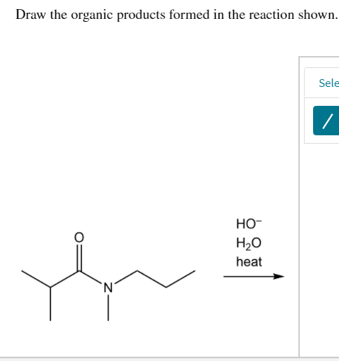 Solved Draw the organic products formed in the reaction Chegg com