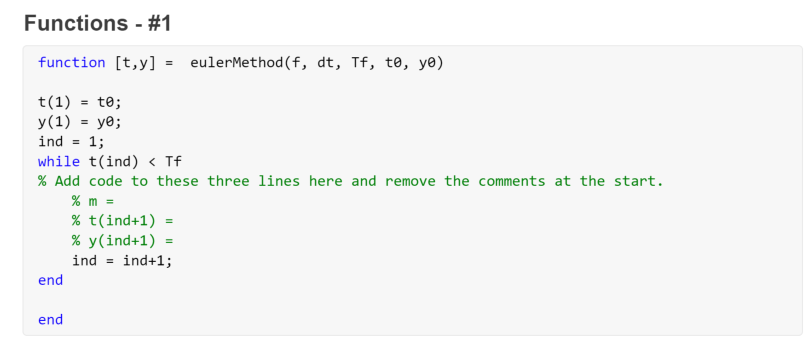 Solved 1. Euler's Method is a method for approximating | Chegg.com