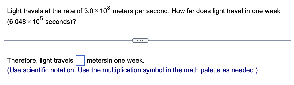 how far does light travel in one second in meters