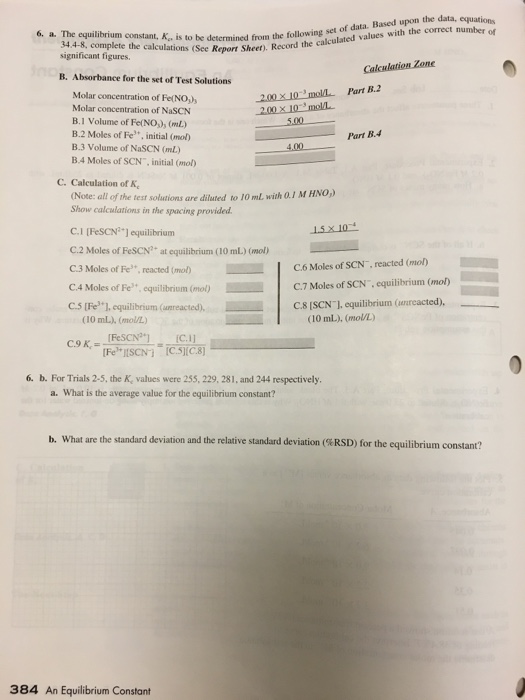 solved-experiment-34-ratory-assignment-an-equilibrium-chegg