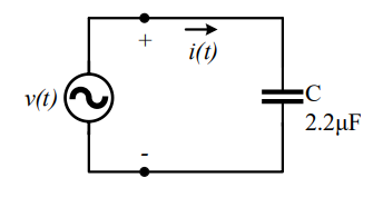 calculate the capacitor current using the definition | Chegg.com