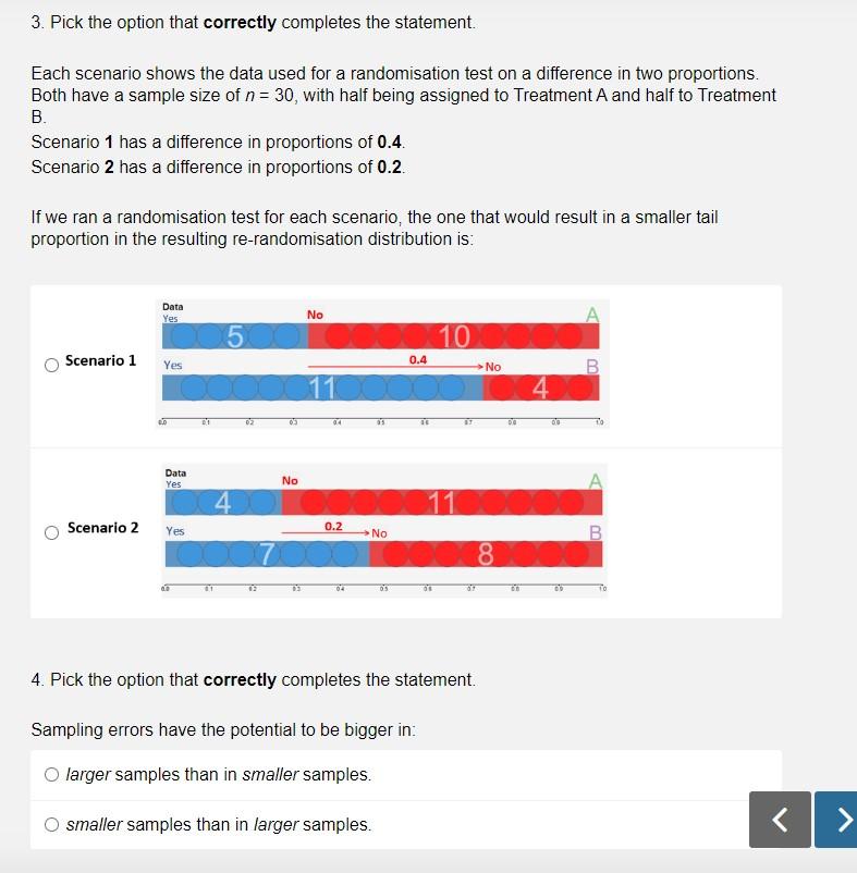 Solved 3. Pick the option that correctly completes the | Chegg.com