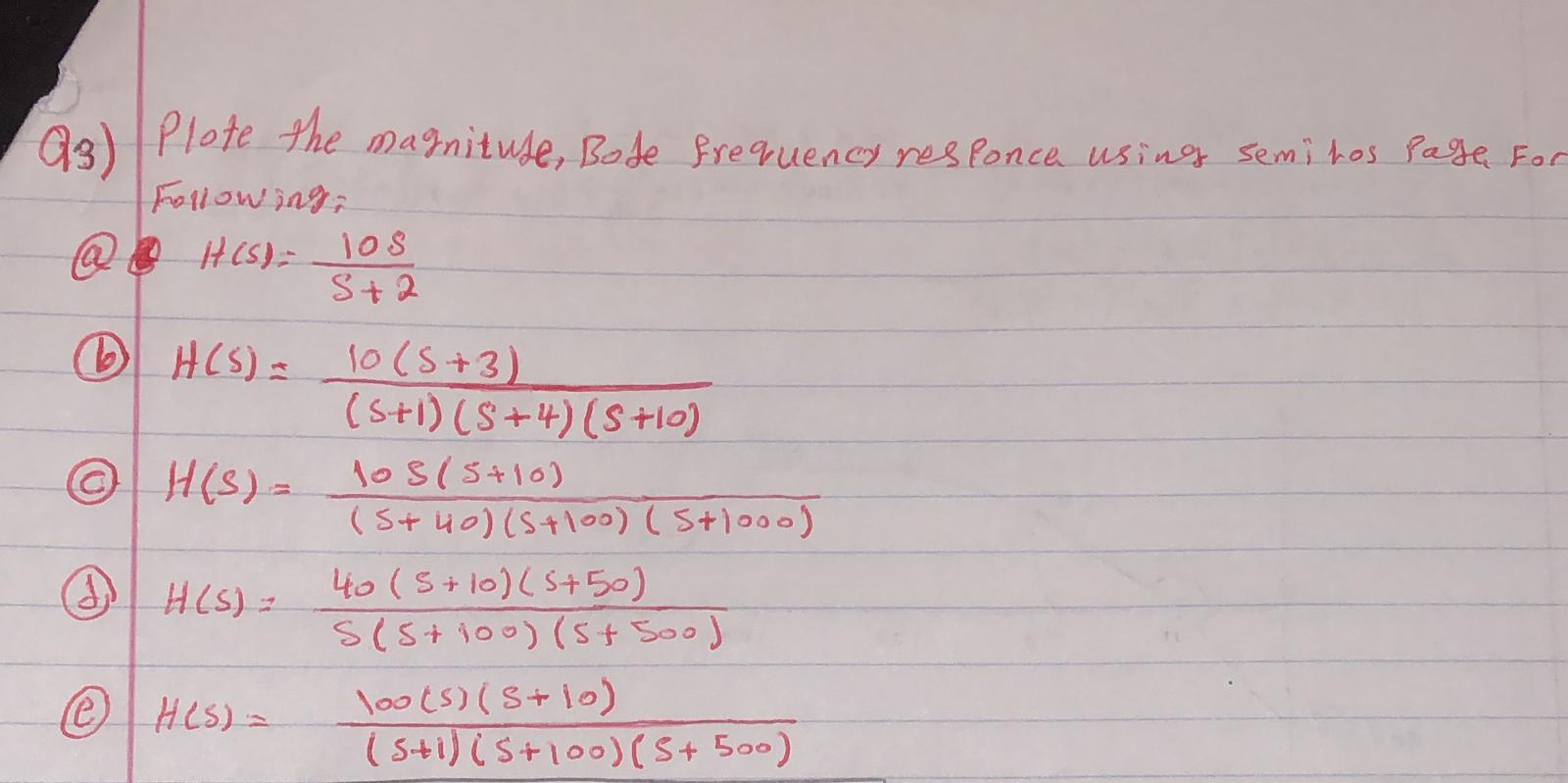 Solved this is a linear system Question and please solve | Chegg.com