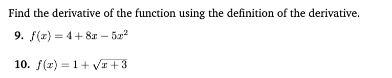 Solved Solutions and work for 9 and 10 so I can check my | Chegg.com